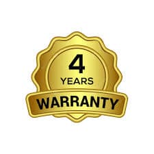 4 Years Warranty